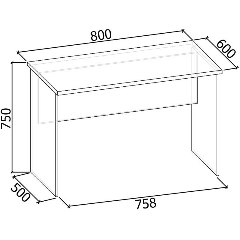 Офисный стол Арт-101 Офисный стол Арт-101