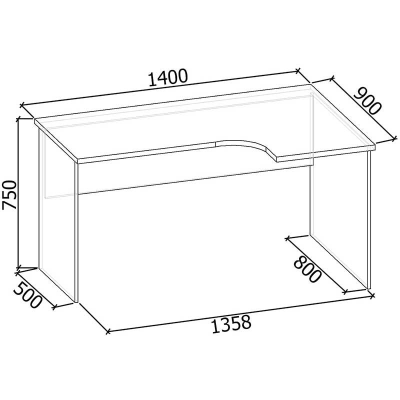 Офисный стол Арт-105 Офисный стол Арт-105