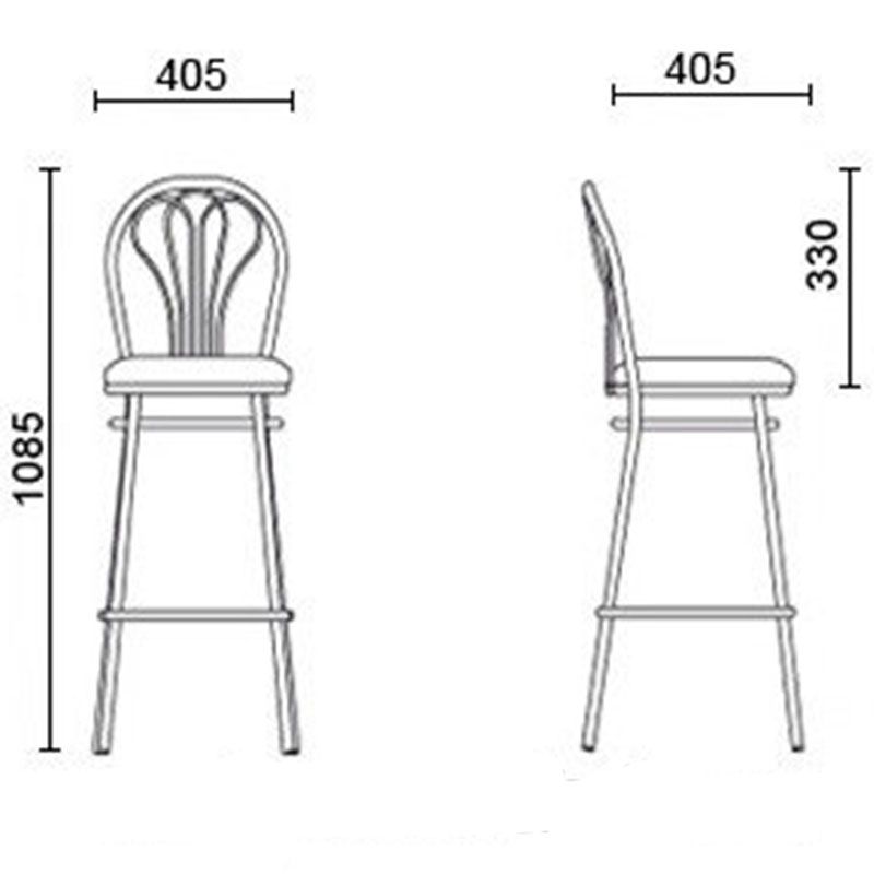 База барного стула VENUS hoker chrome База барного стула VENUS hoker chrome