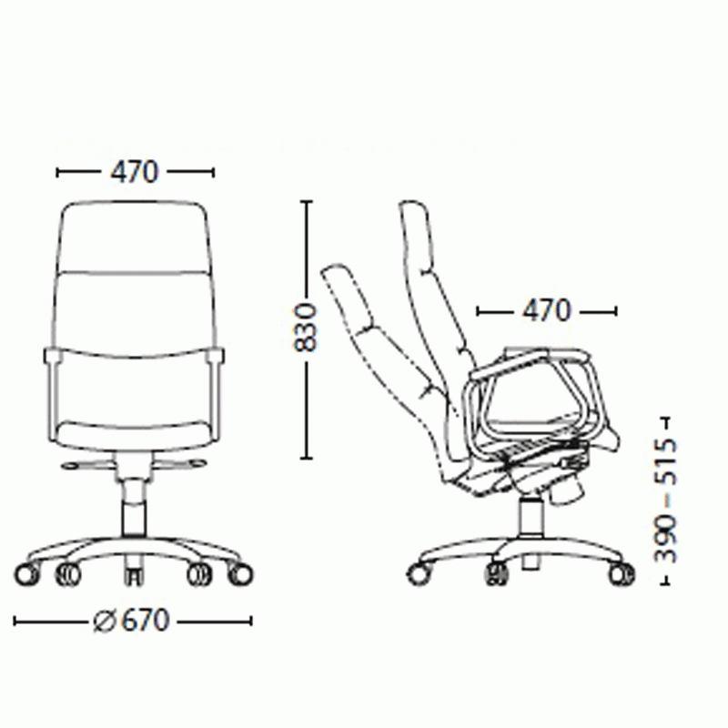 Кресло руководителя CALIFORNIA R steel Кресло руководителя CALIFORNIA R steel