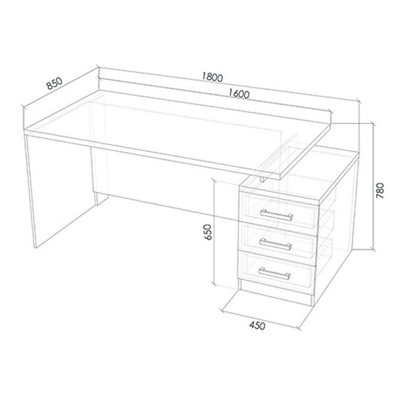 Стол руководителя Арт-005 Стол руководителя Арт-005