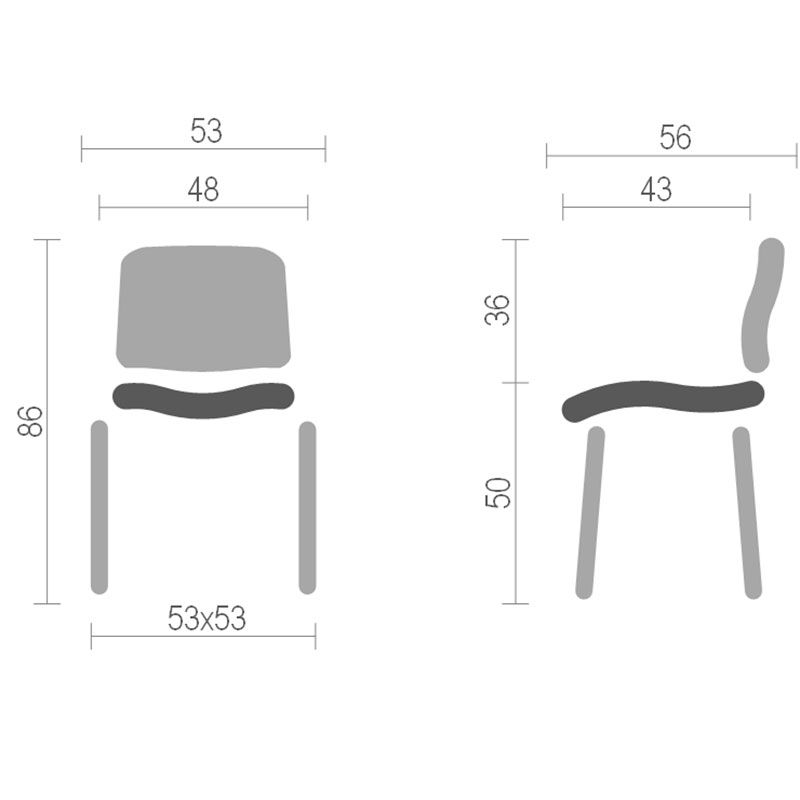 Стул офисный ISO Стул офисный ISO