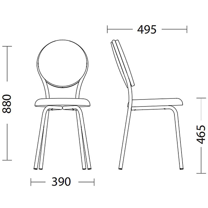 Обеденный стул FAST-TIME CHROME Обеденный стул FAST-TIME CHROME