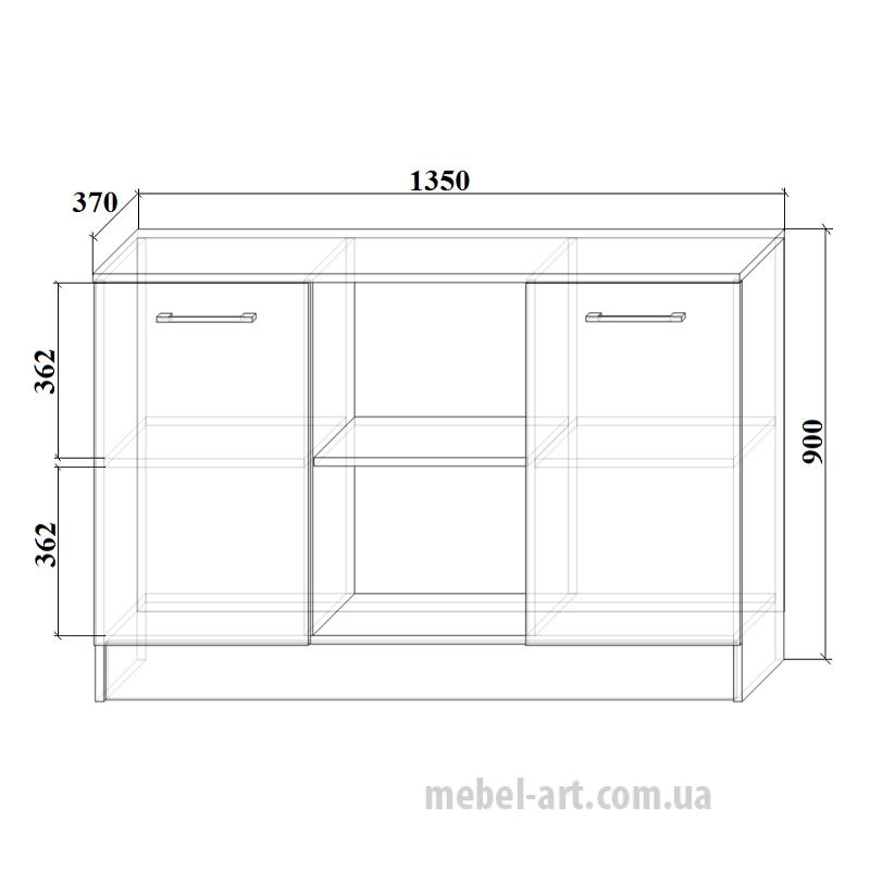 Тумба Т-5 (Дуб Тахо) Тумба Т-5 (Дуб Тахо)