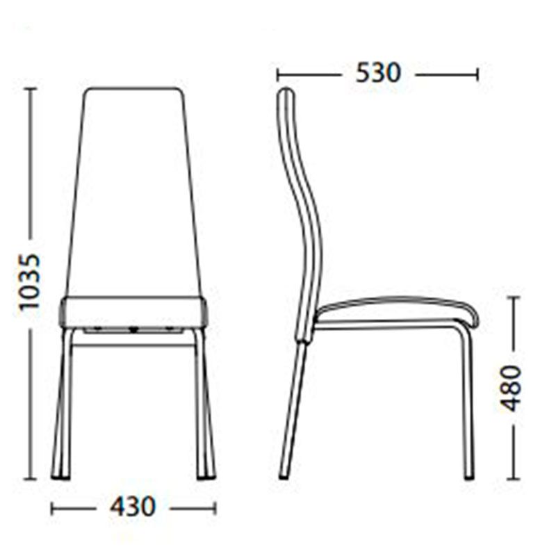Барный стул TAILER II CHROME Барный стул TAILER II CHROME