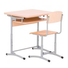 Парта ученическая E-172/1 A (SL) alu Парта ученическая E-172/1 A (SL) alu