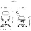 Кресло для руководителя Bruno Кресло для руководителя Bruno