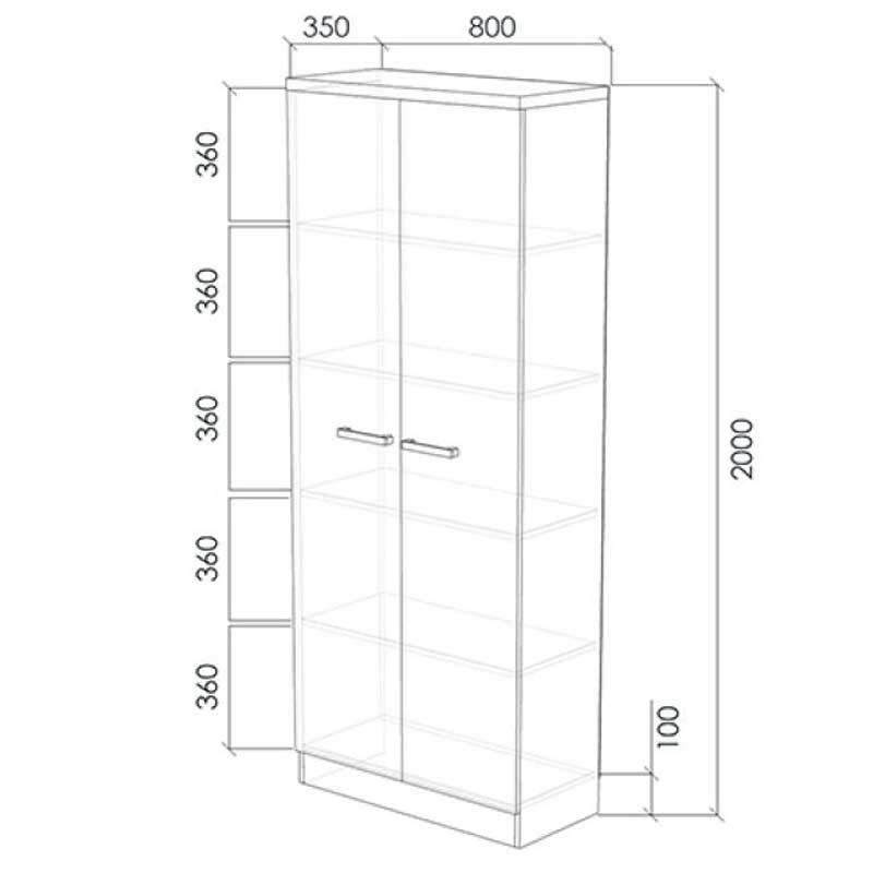 Шкаф для документов Арт-005 закрытый