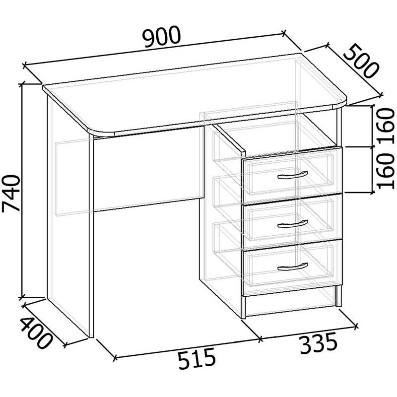 Письменный стол СК-405