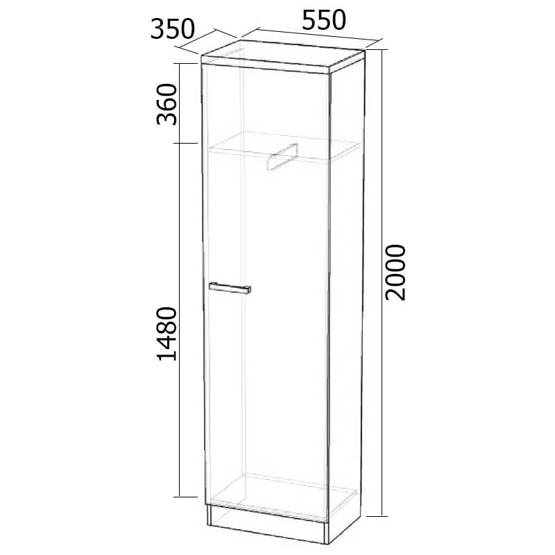 Шкаф для одежды Арт-005
