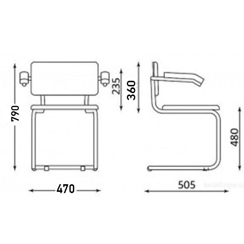 Стул офисный SYLWIA LUX arm