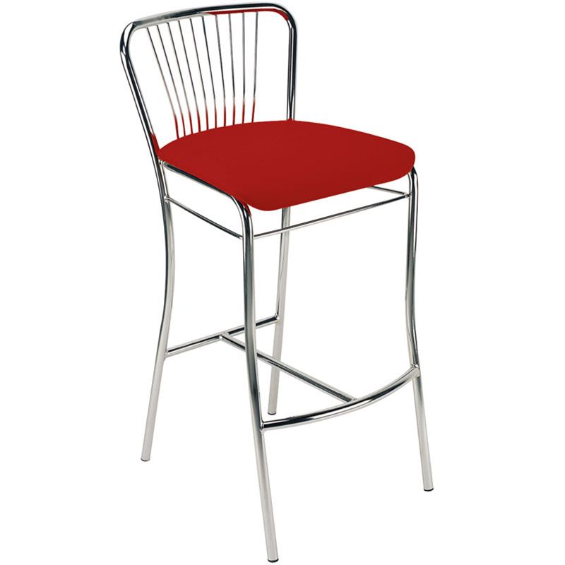 Барный стул NERON hoker chrome