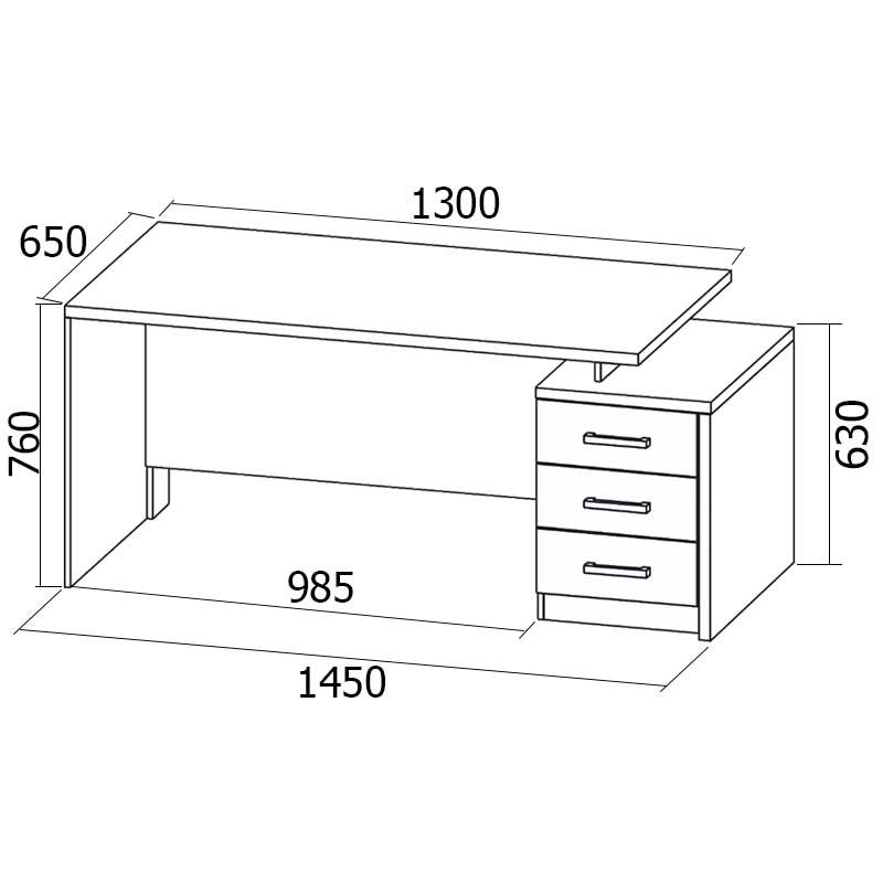 Стол письменный Арт-005