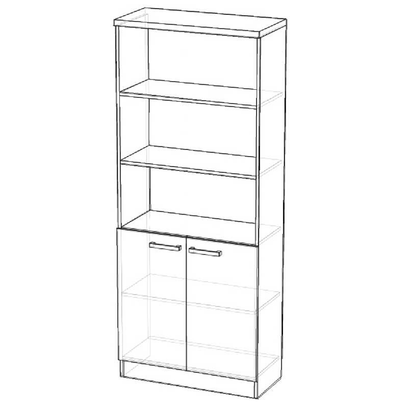 Шкаф для документов Арт-005 открытый