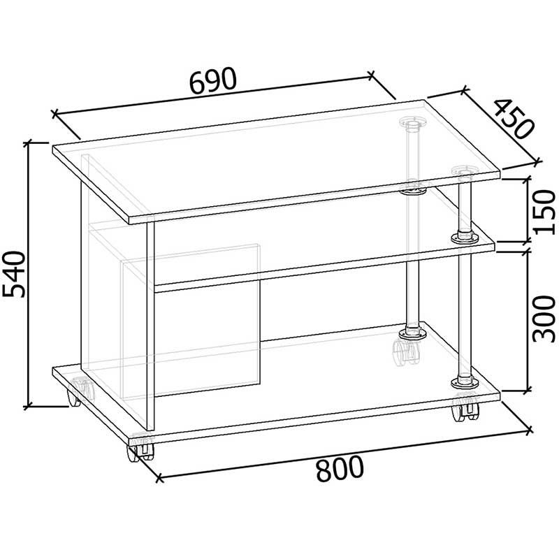 Журнальный стол МЖ-002