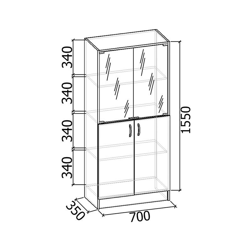 Шкаф для документов Шк-102