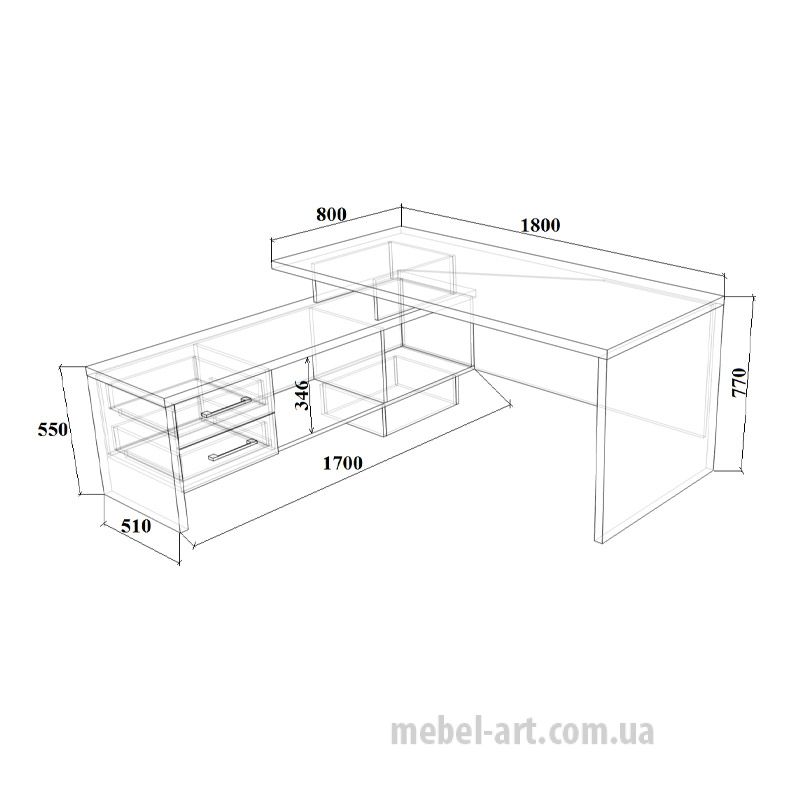 Стол С-2 (Мангровое Дерево)