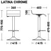 Барный стул LATINA