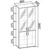 Шкаф для документов АРТ-004 стекло