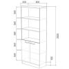 Шкаф для документов Арт-005 открытый