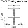 Офисное кресло STOOL GTS RING BASE